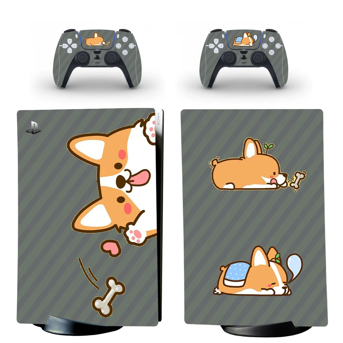 Dog Style PS5 Digital Edition Skin Sticker for Playstation 5 Console & 2 Controllers Decal Vinyl Protective Skins 3
Dog Style PS5 Digital Edition Skin Sticker for Playstation 5 Console & 2 Controllers Decal Vinyl Protective Skins 3