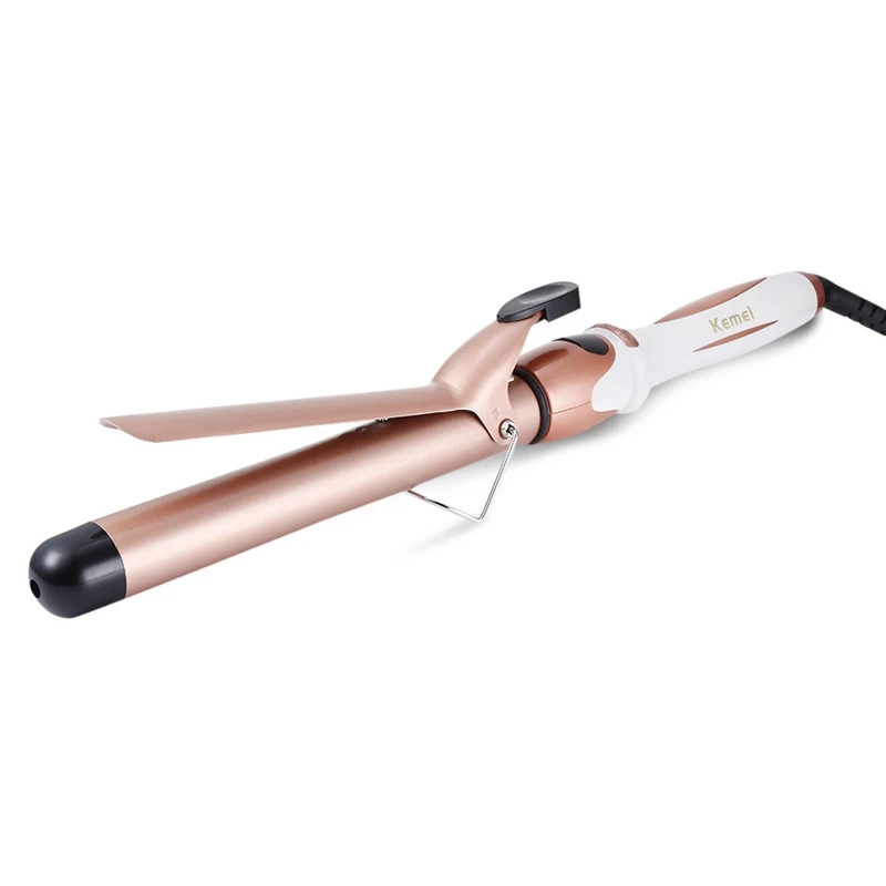 Kemei LCD Display Curling Iron with Ceramic Coating Barrel Hair Curler with Anti-Scalding Insulated Curling Wand EU Plug
Kemei LCD Display Curling Iron with Ceramic Coating Barrel Hair Curler with Anti-Scalding Insulated Curling Wand EU Plug