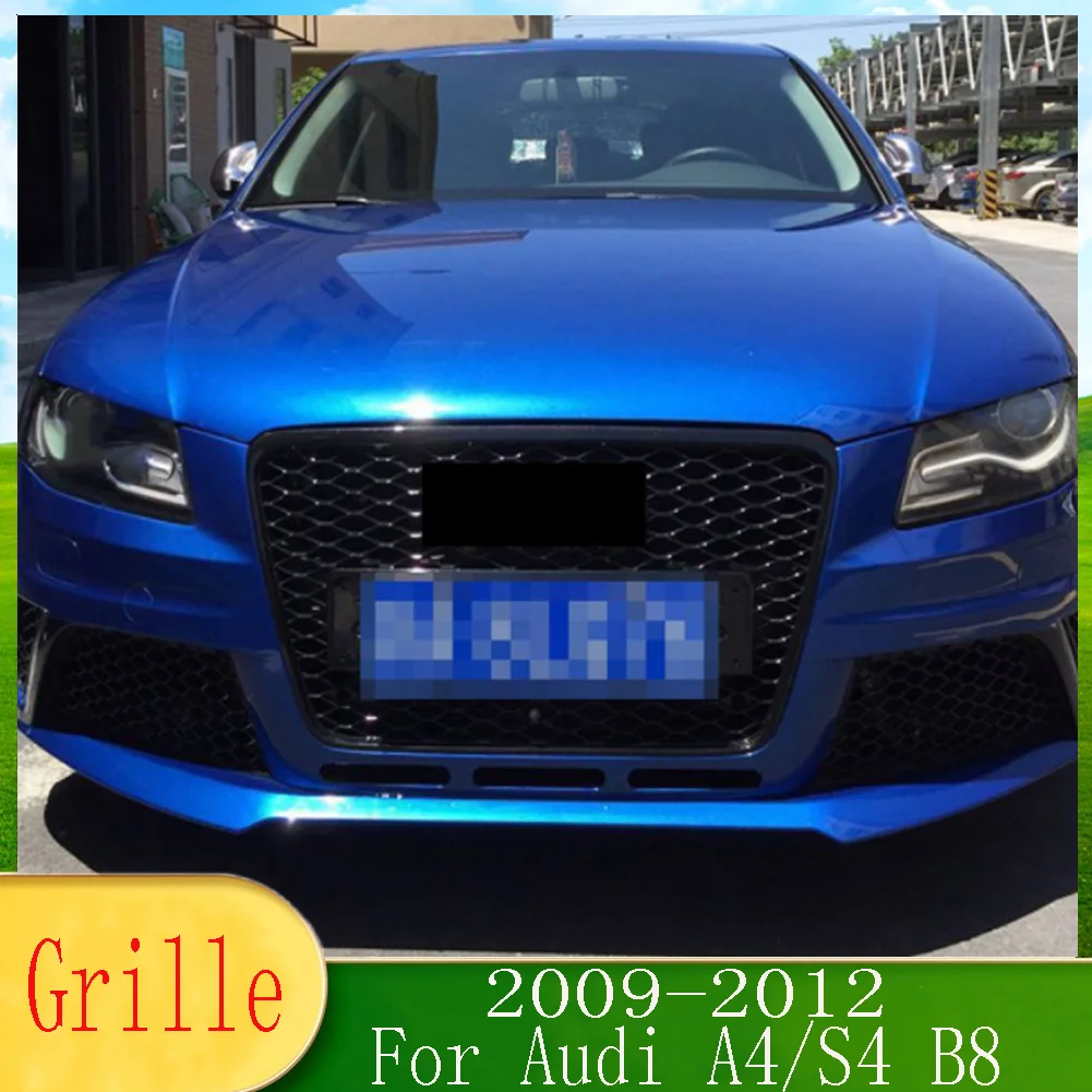 Bright black sports hexagonal honeycomb mesh front grille For Audi A4/S4 B8 2009 2010 2011 2012 (For RS4 style) racing grill
Bright black sports hexagonal honeycomb mesh front grille For Audi A4/S4 B8 2009 2010 2011 2012 (For RS4 style) racing grill