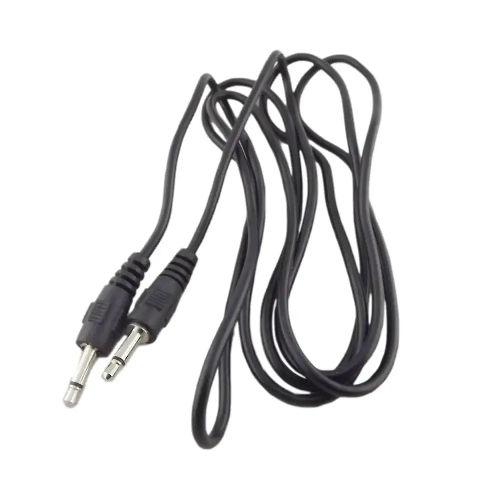 

2pcs 3.5mm 1/8" Mini Male Plug Mono To Male Monaural Audio Extension Cable Nickel 5FT&3FT