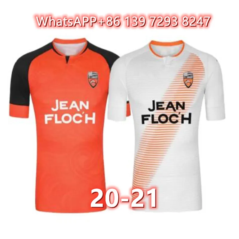 20 21 Top Thailand T-shirt sports running Lorient T-shirt home and away football
20 21 Top Thailand T-shirt sports running Lorient T-shirt home and away football