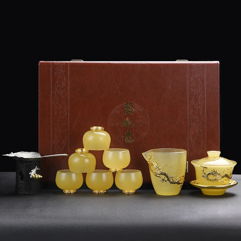 Jade Porcelain Tea Cup Thickened Glass Kung Fu Tea Cup Small Tea Cup Master Cup High-end Practical Gift
Jade Porcelain Tea Cup Thickened Glass Kung Fu Tea Cup Small Tea Cup Master Cup High-end Practical Gift