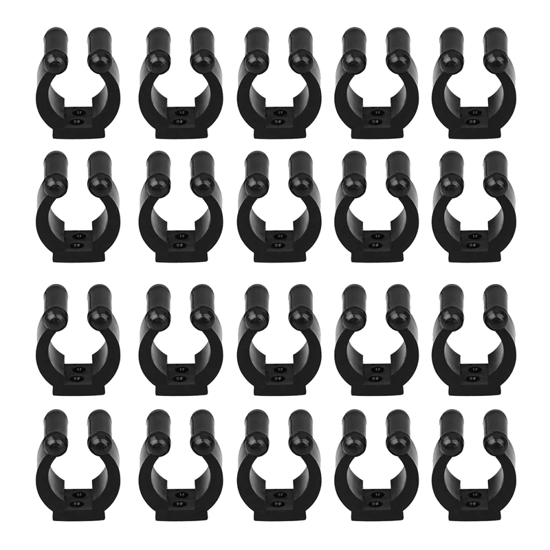 20 Pack Wall Mounted Fishing Rod Storage Clips Clamps Holder Billiard Cue Organizer, Fishing Pole Holder Storage Rack
20 Pack Wall Mounted Fishing Rod Storage Clips Clamps Holder Billiard Cue Organizer, Fishing Pole Holder Storage Rack