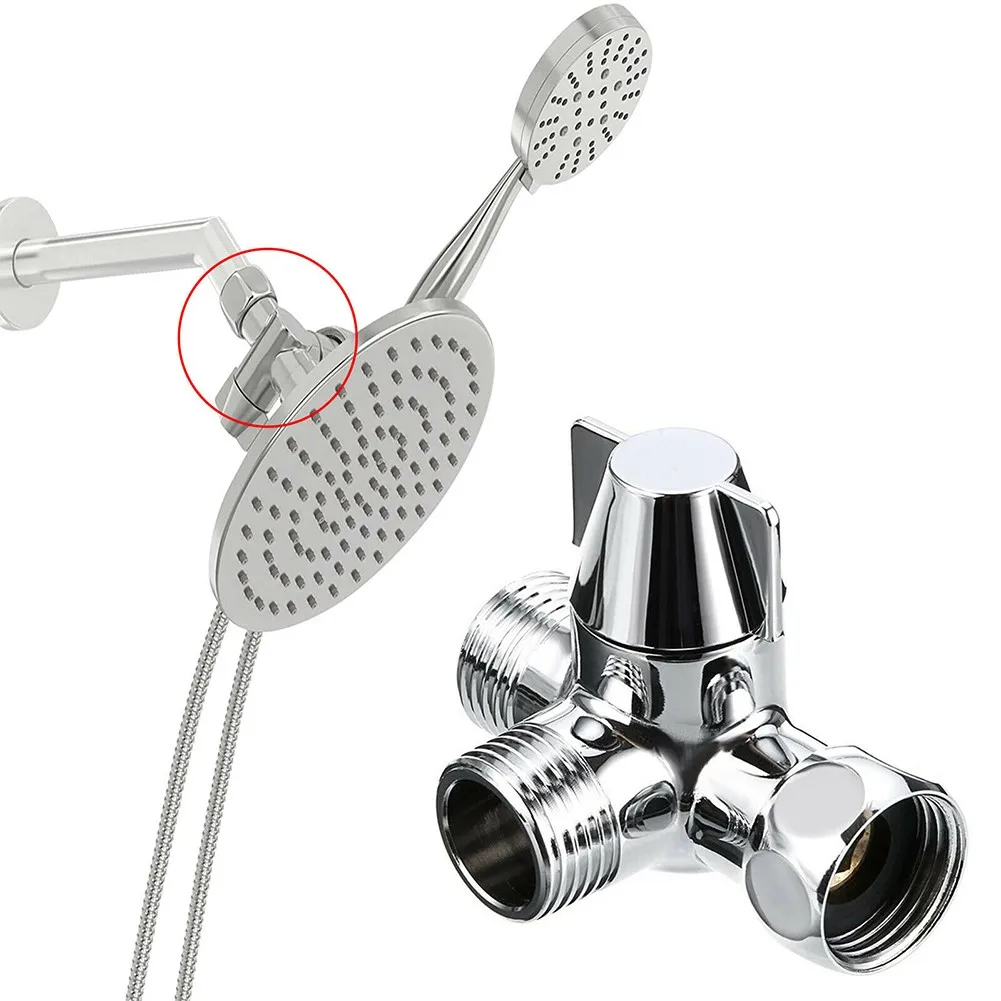 1/2 Inch Shower Arm Mounted Diverter Three Way T-adapter Valve For Toilet Bidet Shower Head Diverter Valve Hose Tap Splitter
1/2 Inch Shower Arm Mounted Diverter Three Way T-adapter Valve For Toilet Bidet Shower Head Diverter Valve Hose Tap Splitter