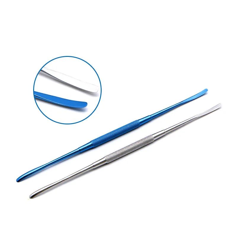 Scleral peeler Nasal bone peeler Nasal periosteum peeler Gold-plated round head square head spatula spoon Beauty plastic device
Scleral peeler Nasal bone peeler Nasal periosteum peeler Gold-plated round head square head spatula spoon Beauty plastic device