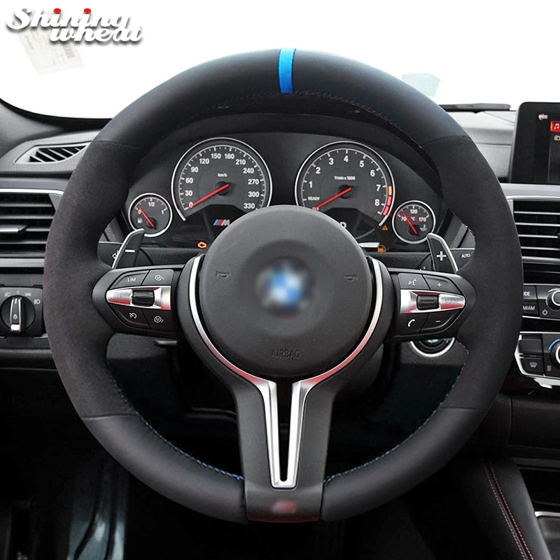 Black Genuine Leather Black Suede Steering Wheel Cover for BMW M Sport F30 F31 F34 F10 F11 F07 X3 F36 X1 F48 X2 F39 F25 F32 F33
Black Genuine Leather Black Suede Steering Wheel Cover for BMW M Sport F30 F31 F34 F10 F11 F07 X3 F36 X1 F48 X2 F39 F25 F32 F33