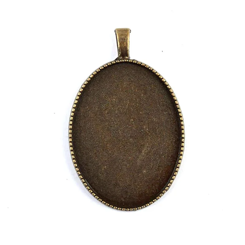 Antique Bronze Cabochon Setting Pendant Trays Blanks Bezel Inner 30*40mm Women Jewelry Findings Accessories Wholesale
Antique Bronze Cabochon Setting Pendant Trays Blanks Bezel Inner 30*40mm Women Jewelry Findings Accessories Wholesale