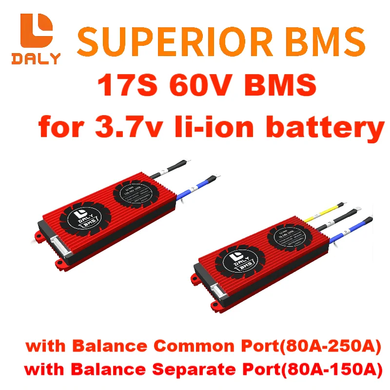 Литиевый аккумулятор Daly Bms 17S 60V 80A 100A 120A 200A 250A 3,7 V, отдельный порт для солнечной энергии
Литиевый аккумулятор Daly Bms 17S 60V 80A 100A 120A 200A 250A 3,7 V, отдельный порт для солнечной энергии