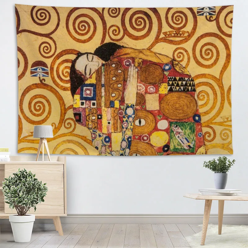 Gustav Klimt Tapestry Wall Hanging Decor Wall Cloth Tapestries Home Decoration Accessories Psychedelic Carpet Decorative 2.25
Gustav Klimt Tapestry Wall Hanging Decor Wall Cloth Tapestries Home Decoration Accessories Psychedelic Carpet Decorative 2.25