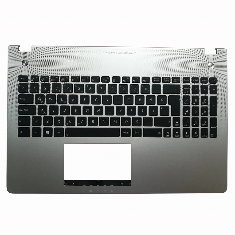 Laptop Palmrest For ASUS N56VB N56VM Silver Palmrest Cover TR Backlit Keyboard 
Laptop Palmrest For ASUS N56VB N56VM Silver Palmrest Cover TR Backlit Keyboard