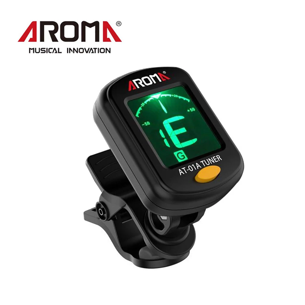 Aroma At-01a Lcd Display Guitar Tuner Rotatable Clip-On Tuner For Chromatic Acoustic Guitar Bass Ukulele Guitar Accessories
Aroma At-01a Lcd Display Guitar Tuner Rotatable Clip-On Tuner For Chromatic Acoustic Guitar Bass Ukulele Guitar Accessories