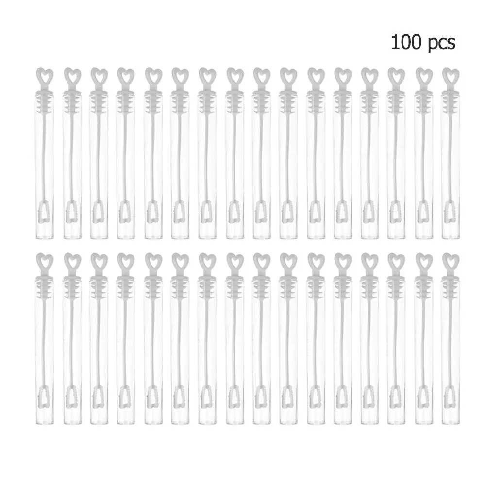 100pcs Love Heart Wand Tube Bubble Soap Bottle Playing Fun kid Toy Wedding Decor Compact and Portable Carry Convenient
100pcs Love Heart Wand Tube Bubble Soap Bottle Playing Fun kid Toy Wedding Decor Compact and Portable Carry Convenient