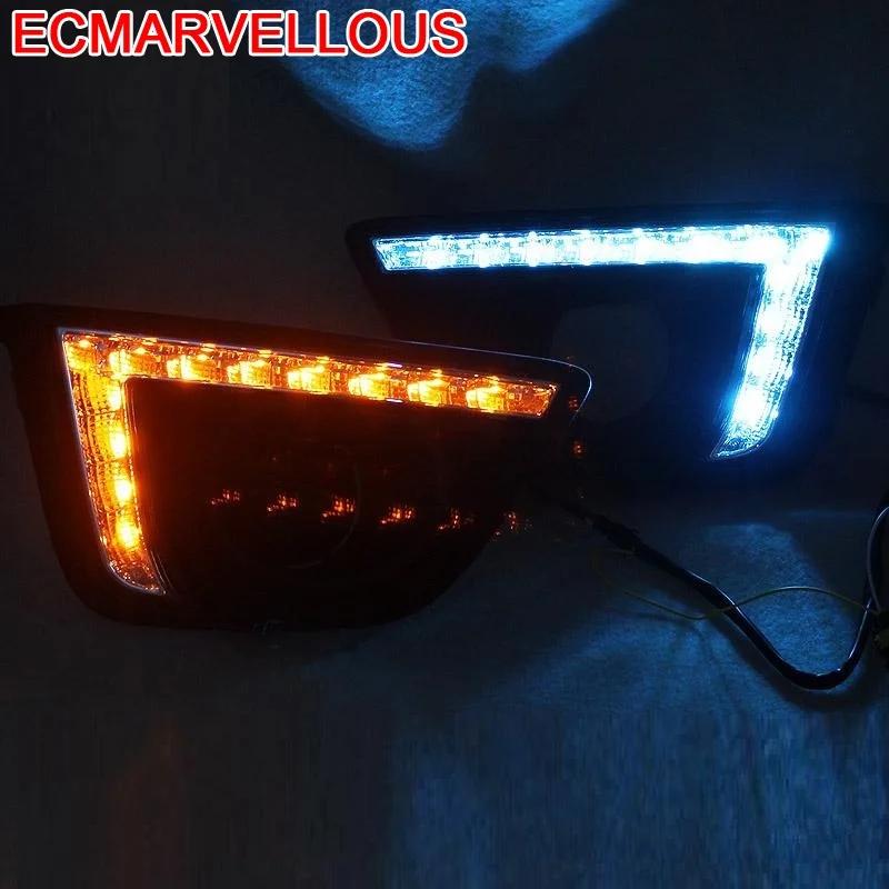 Drl Поворотники боковые габаритные Luces Para Assessoires Cob Противотуманные фары