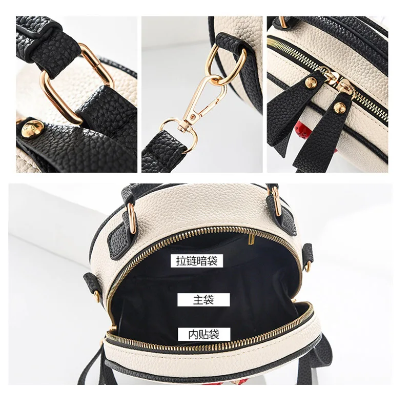 Fashion Small Round Bags Women Crossbody Bags Diamonds Cartoon Printing Casual Shoulder Bag Jelly Phone Bag Purse
Fashion Small Round Bags Women Crossbody Bags Diamonds Cartoon Printing Casual Shoulder Bag Jelly Phone Bag Purse