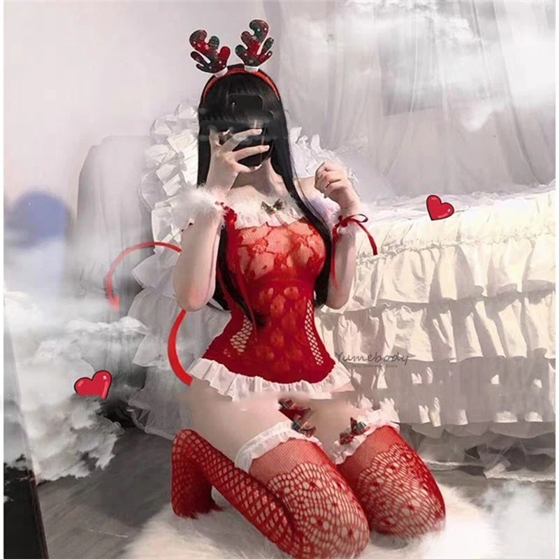 Fashion Santa Claus Cosplay Christmas Uniform Dress Sleepwear Erotic Underwear Sexy Women Christmas Sexy Costume Lingerie
Fashion Santa Claus Cosplay Christmas Uniform Dress Sleepwear Erotic Underwear Sexy Women Christmas Sexy Costume Lingerie