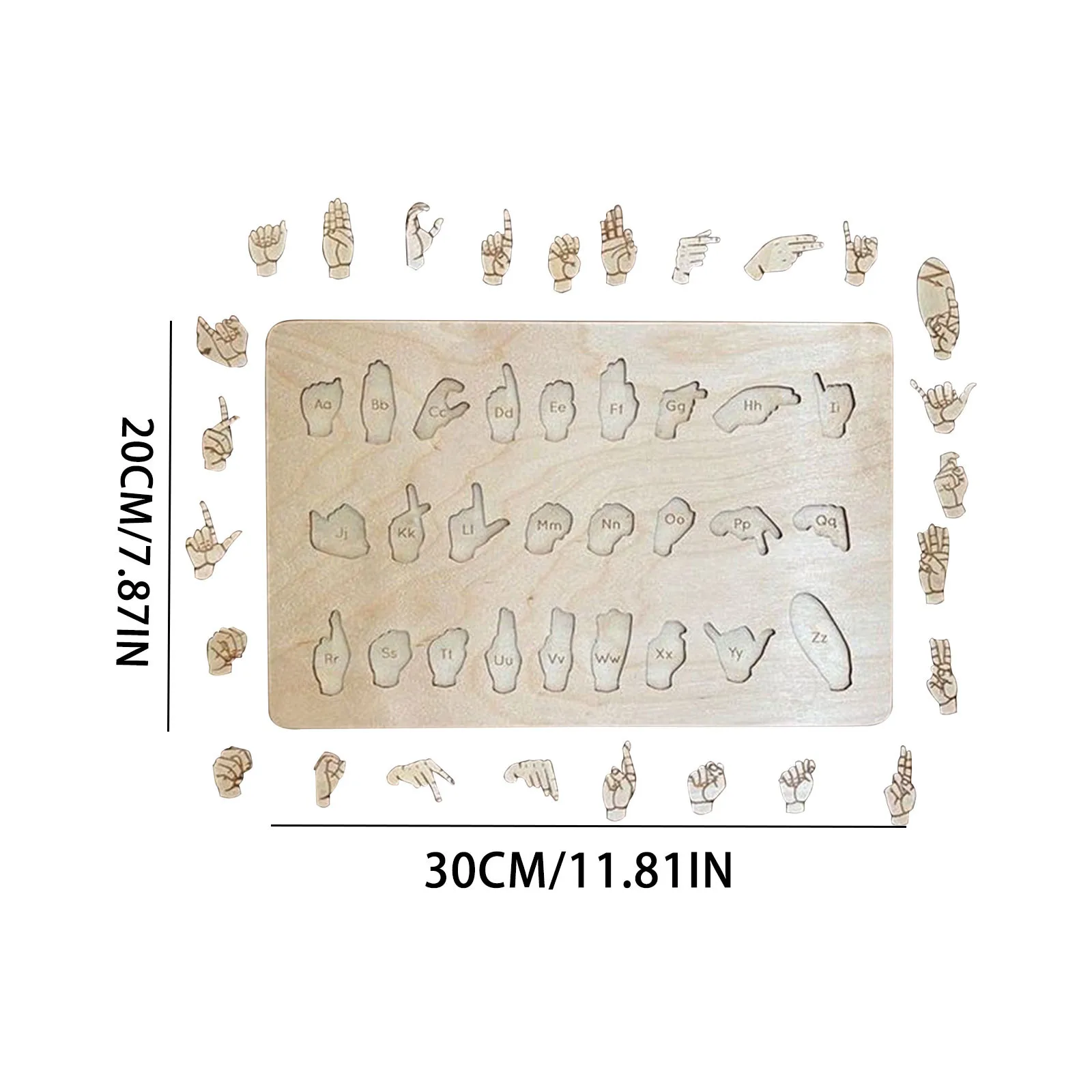Sign Language Puzzle Board Letter Sign Language Learning Board Wooden Children Puzzle Games Party Interactive Education Toys #96
Sign Language Puzzle Board Letter Sign Language Learning Board Wooden Children Puzzle Games Party Interactive Education Toys #96