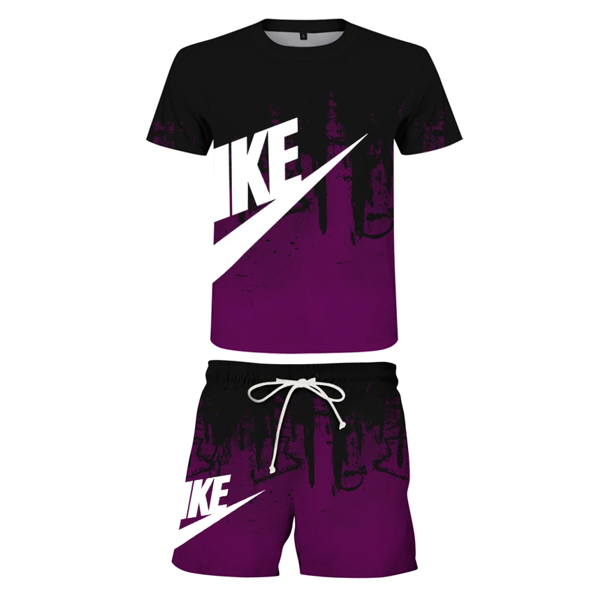 New Summer Fashion Leisure brand Men's Tracksuit Sportswear Track Suits Male Sweatsuit Short Sleeves T Shirt 2 Piece Sets
New Summer Fashion Leisure brand Men's Tracksuit Sportswear Track Suits Male Sweatsuit Short Sleeves T Shirt 2 Piece Sets