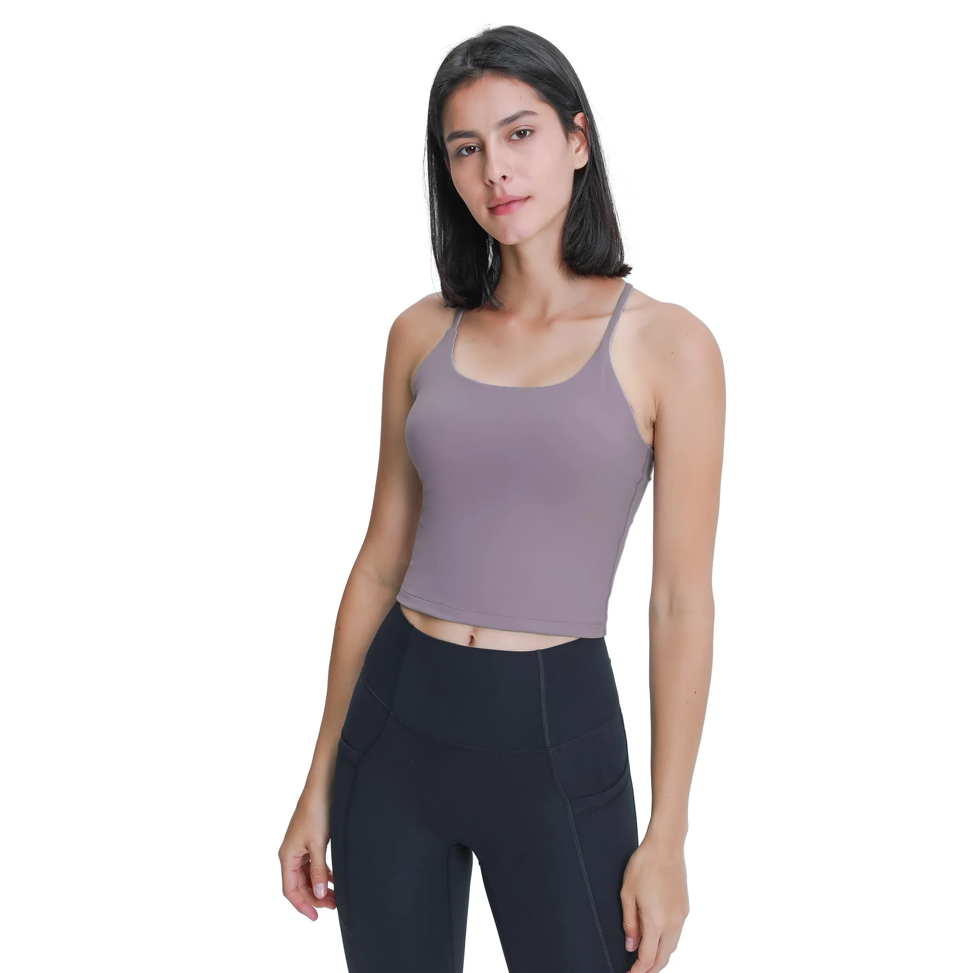 2021 Spring and Summer New Product Sexy Y-shaped Beauty Strap Chest Pad Yoga Vest, Moisture Wicking Elastic Tight Yoga Suit
2021 Spring and Summer New Product Sexy Y-shaped Beauty Strap Chest Pad Yoga Vest, Moisture Wicking Elastic Tight Yoga Suit