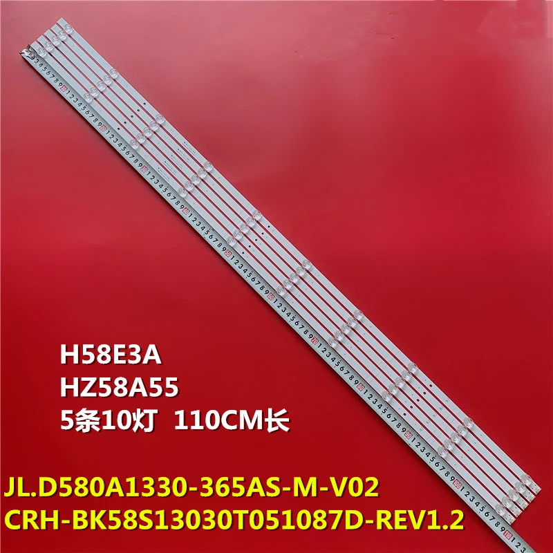 5pcs LED Backlioght strip for Hisen se H58AE6100 H58A6100 H58AE6000 H58AE6100UK 58R6E 58H6550E HZ58A55 JL.D580A1330-365AS-M_V02
5pcs LED Backlioght strip for Hisen se H58AE6100 H58A6100 H58AE6000 H58AE6100UK 58R6E 58H6550E HZ58A55 JL.D580A1330-365AS-M_V02