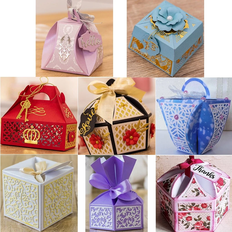 Delicate Foldable Gift Boxes Sugar Cases Metal Cutting Dies 3D Adorable Foldable Carriable Gift Boxes Present Cases Die Cuts
Delicate Foldable Gift Boxes Sugar Cases Metal Cutting Dies 3D Adorable Foldable Carriable Gift Boxes Present Cases Die Cuts