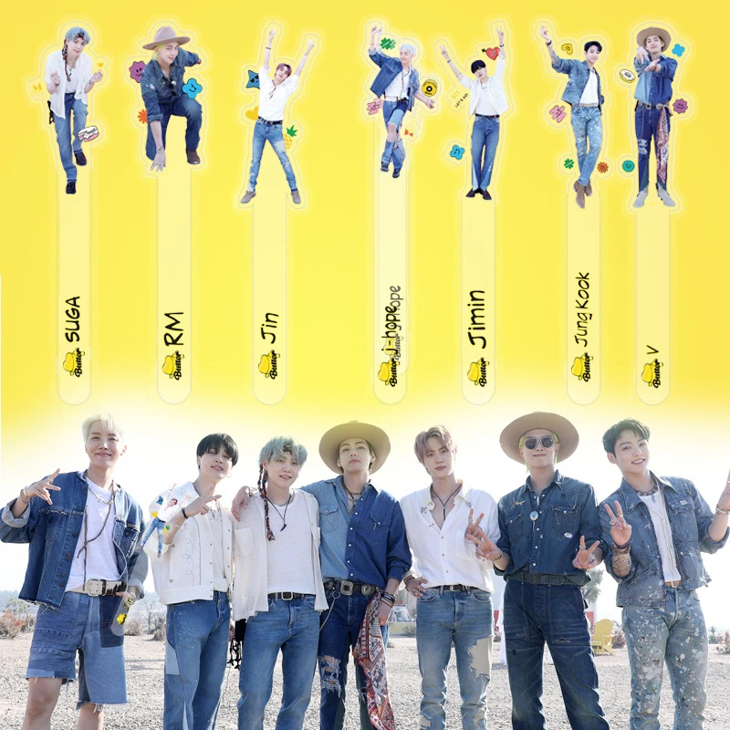 Kpop Group Transparent Bangtan Boys Butter Permission To Dance Acrylic Bookmark Photo Prop Transparent Figures Suppily Wholesale
Kpop Group Transparent Bangtan Boys Butter Permission To Dance Acrylic Bookmark Photo Prop Transparent Figures Suppily Wholesale