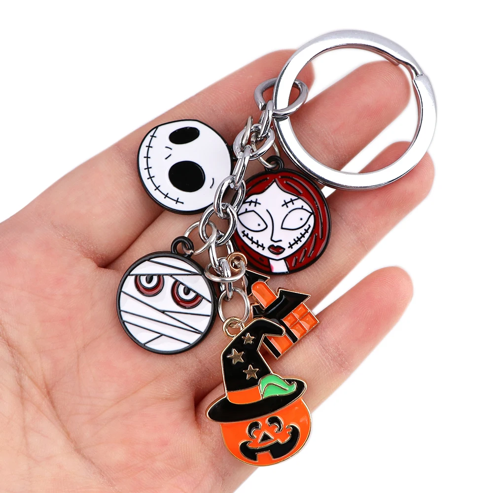 LB2044 The Nightmare Before Christmas Keychain Halloween Ghost Keychain Keyring Metal Key Ring Key Holder Car Accessories Gifts 
LB2044 The Nightmare Before Christmas Keychain Halloween Ghost Keychain Keyring Metal Key Ring Key Holder Car Accessories Gifts