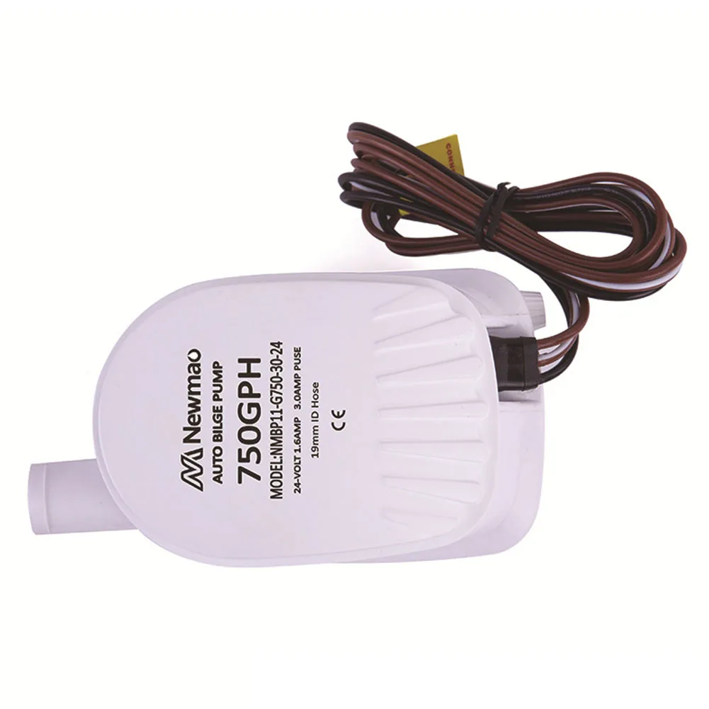750GPH Electric With Float Switch Plastic Seal Water Durable Submersible Bilge Pump Marine Boat 19mm Hose 12V 24V Automatic
750GPH Electric With Float Switch Plastic Seal Water Durable Submersible Bilge Pump Marine Boat 19mm Hose 12V 24V Automatic