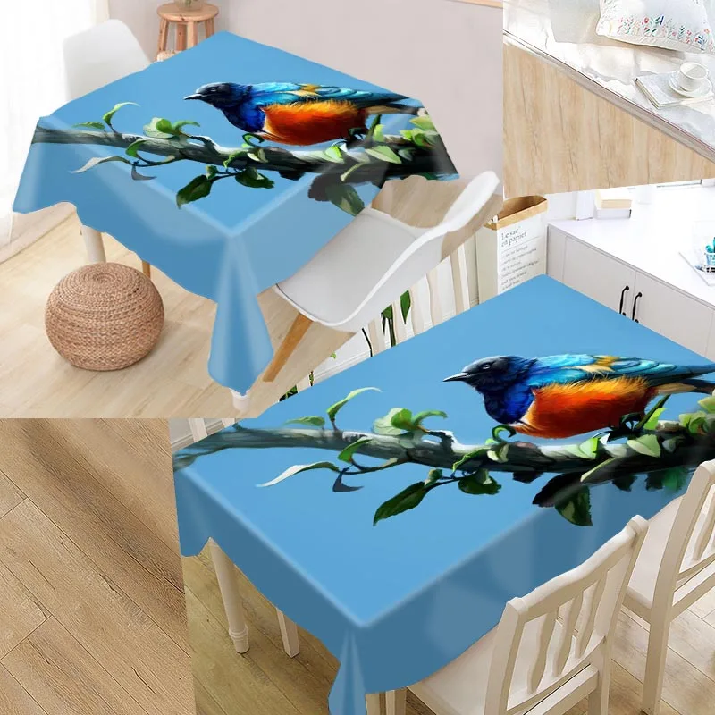Birds Painting Art Custom Table Cloth Oxford Fabric Rectangular Waterproof Oilproof Table Cover Family Party Tablecloth
Birds Painting Art Custom Table Cloth Oxford Fabric Rectangular Waterproof Oilproof Table Cover Family Party Tablecloth