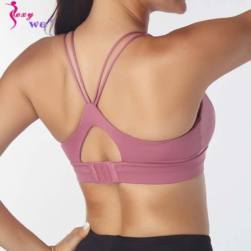 SEXYWG Plus Size Sports Bra Women Gym Sexy Cross Back Push Up Yoga Crop Tops Bralette Fitness Workout Active Wear Sportwear Bras
SEXYWG Plus Size Sports Bra Women Gym Sexy Cross Back Push Up Yoga Crop Tops Bralette Fitness Workout Active Wear Sportwear Bras