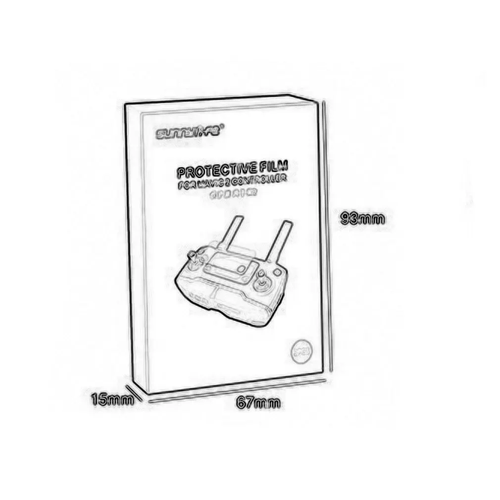 2 Pcs HD Clear Screen Protector Film for DJI Mavic 2 Remote Control Antistatic Adsorption High Sensitivity PET Film 
2 Pcs HD Clear Screen Protector Film for DJI Mavic 2 Remote Control Antistatic Adsorption High Sensitivity PET Film