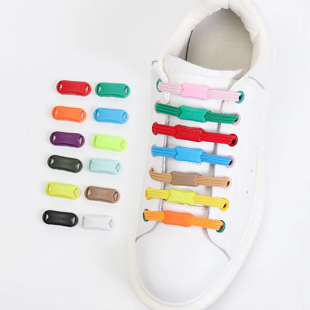 1 Pair Buckle Lock No Tie Shoelaces Elastic Reticulated Woven Flat Shoelace Quick Wear In 1 Second Sneakers Lazy Laces
1 Pair Buckle Lock No Tie Shoelaces Elastic Reticulated Woven Flat Shoelace Quick Wear In 1 Second Sneakers Lazy Laces