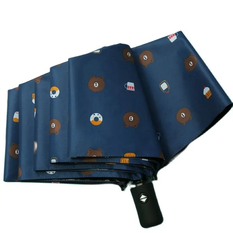 Women Automatic Folding Rain Umbrella Waterproof Windproof Three Fold Men Umbrella UV Protection Female Parasol
Women Automatic Folding Rain Umbrella Waterproof Windproof Three Fold Men Umbrella UV Protection Female Parasol
