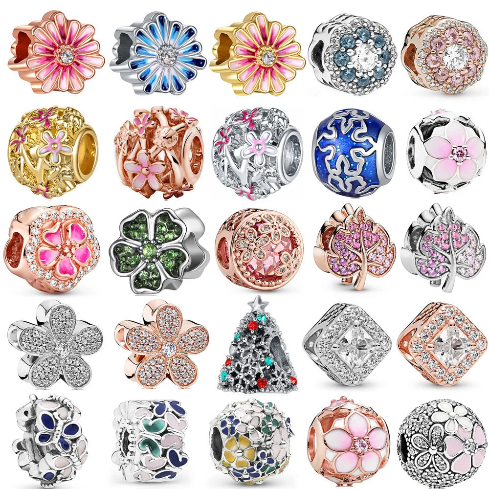 New Product Hollow Flower Leaf Butterfly Glittering Beads Suitable for Original Charms Pandora Bracelet Ladies DIY Jewelry Gifts
New Product Hollow Flower Leaf Butterfly Glittering Beads Suitable for Original Charms Pandora Bracelet Ladies DIY Jewelry Gifts