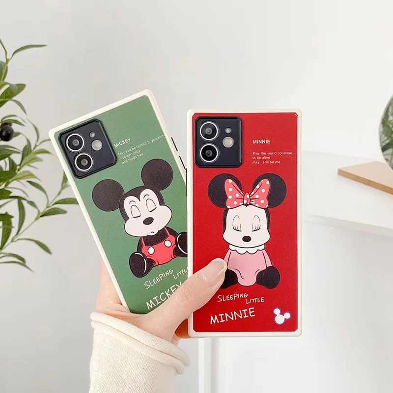 Чехол для телефона с забавными комиксами Микки и Минни для iphone 11 12 Pro Max XS MAX X, мягкий кожаный силиконовый Квадратный чехол для iphone 7 8 Plus X
Чехол для телефона с забавными комиксами Микки и Минни для iphone 11 12 Pro Max XS MAX X, мягкий кожаный силиконовый Квадратный чехол для iphone 7 8 Plus X