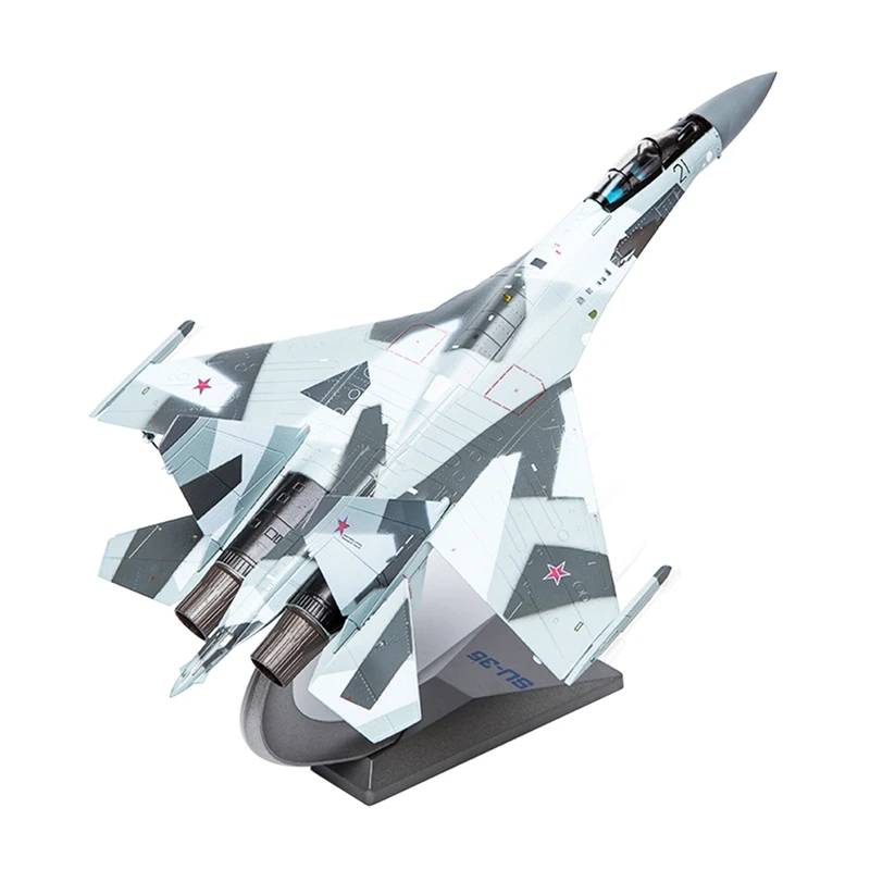 1/72 сплав Fighter Sukhoi SU-35 модель литая самолета статическая фотография для коллекции украшения
1/72 сплав Fighter Sukhoi SU-35 модель литая самолета статическая фотография для коллекции украшения