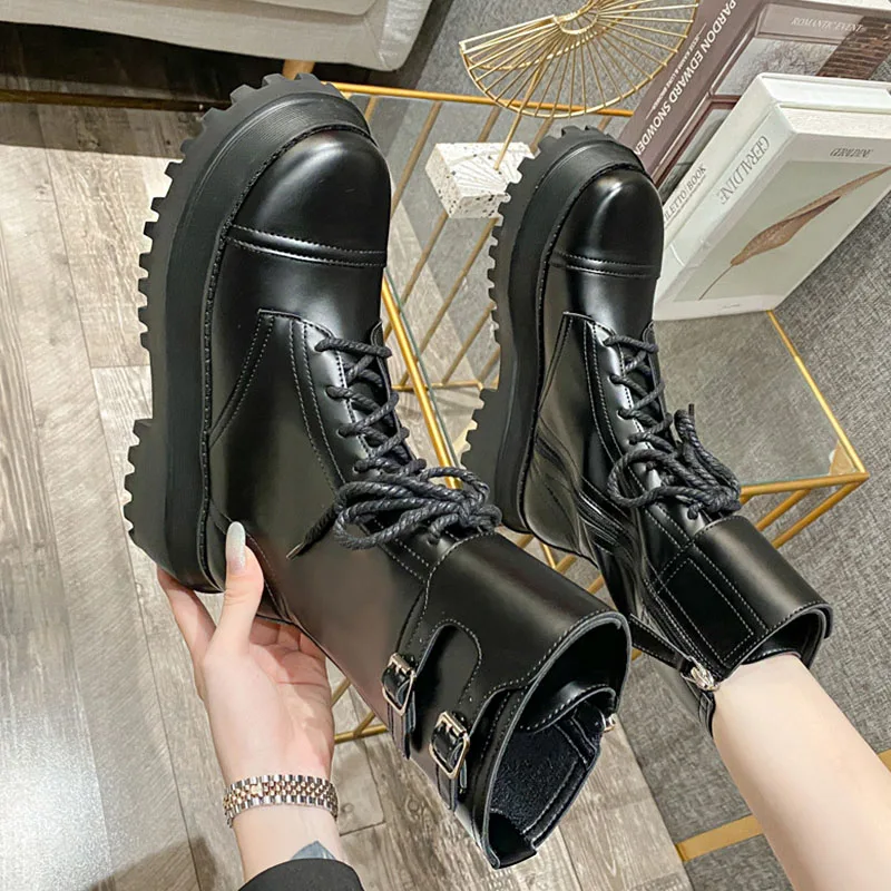 2021 New Punk Style Black Thick-soled High-heeled Chelsea Boots Women's Spring and Autumn Single Boots Fashion Beatles Boots
2021 New Punk Style Black Thick-soled High-heeled Chelsea Boots Women's Spring and Autumn Single Boots Fashion Beatles Boots