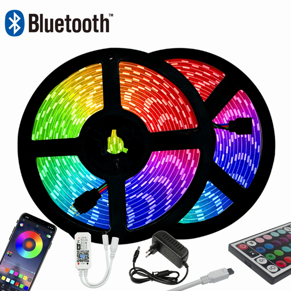RGB 2835 LED Strips Light WIFI control gradient light with space decoration Bluetooth control SMD 5050 Lights LED Remote Control
RGB 2835 LED Strips Light WIFI control gradient light with space decoration Bluetooth control SMD 5050 Lights LED Remote Control