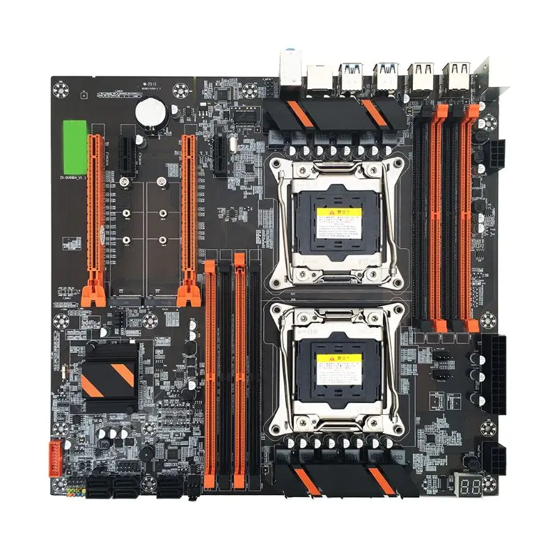 2021 New X99 Dual CPU Motherboard LGA 2011 V3 E-ATX USB3.0 SATA3 With Dual Xeon Processor With Dual M.2 Slot 8 DIMM DDR4 2011-3
2021 New X99 Dual CPU Motherboard LGA 2011 V3 E-ATX USB3.0 SATA3 With Dual Xeon Processor With Dual M.2 Slot 8 DIMM DDR4 2011-3