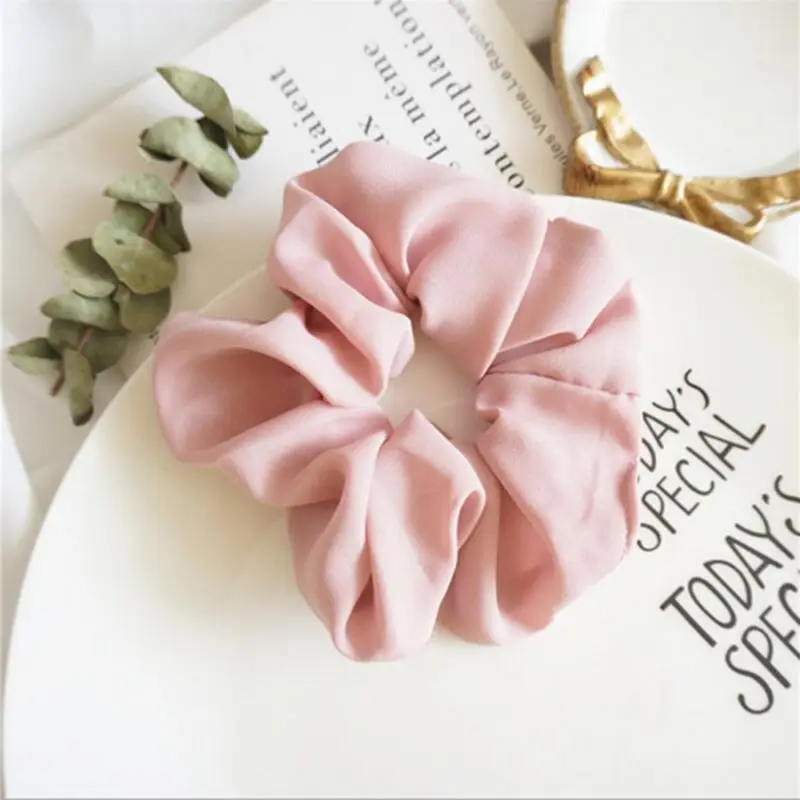 Lady Pure Color Hair Scrunchies Ponytail Holder girls hair accessories Elastic Hair bands ropes Trendy Large Intestine Hairbands
Lady Pure Color Hair Scrunchies Ponytail Holder girls hair accessories Elastic Hair bands ropes Trendy Large Intestine Hairbands