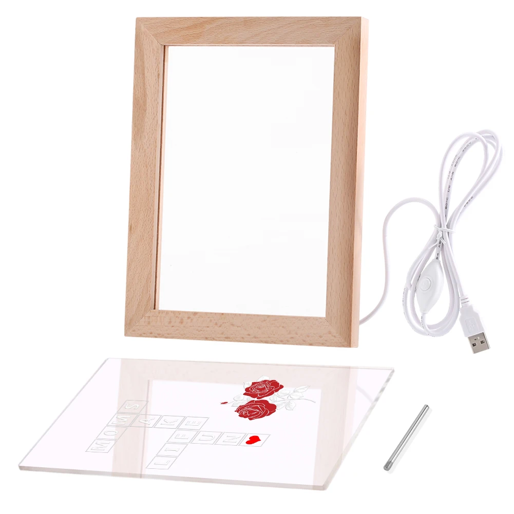 LED Light Photo Frame Warm Lamp Night Light Custom Text To My Mom High Quality Wooden Acrylic Home Decoration Best Gift For Mum
LED Light Photo Frame Warm Lamp Night Light Custom Text To My Mom High Quality Wooden Acrylic Home Decoration Best Gift For Mum