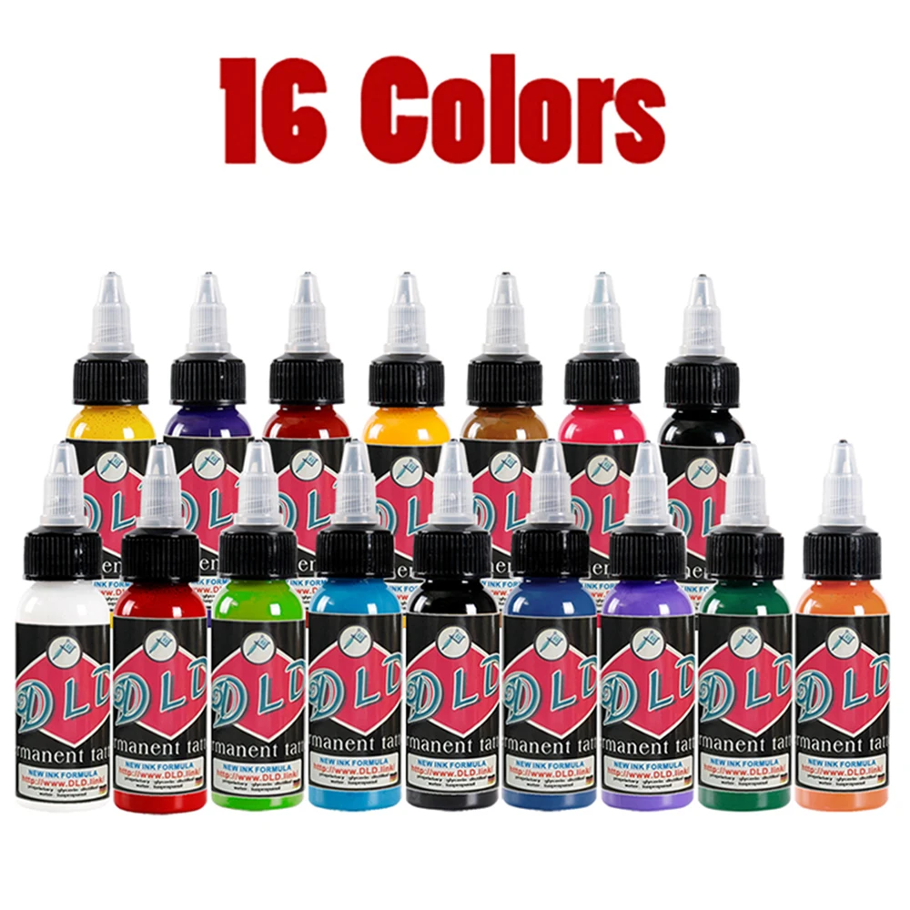 30ml/Bottle Natural Plant Tattoo Ink Pigment For Body Professional Tattoo Painting Cosmetics 16 Colors Paints Accesories
30ml/Bottle Natural Plant Tattoo Ink Pigment For Body Professional Tattoo Painting Cosmetics 16 Colors Paints Accesories