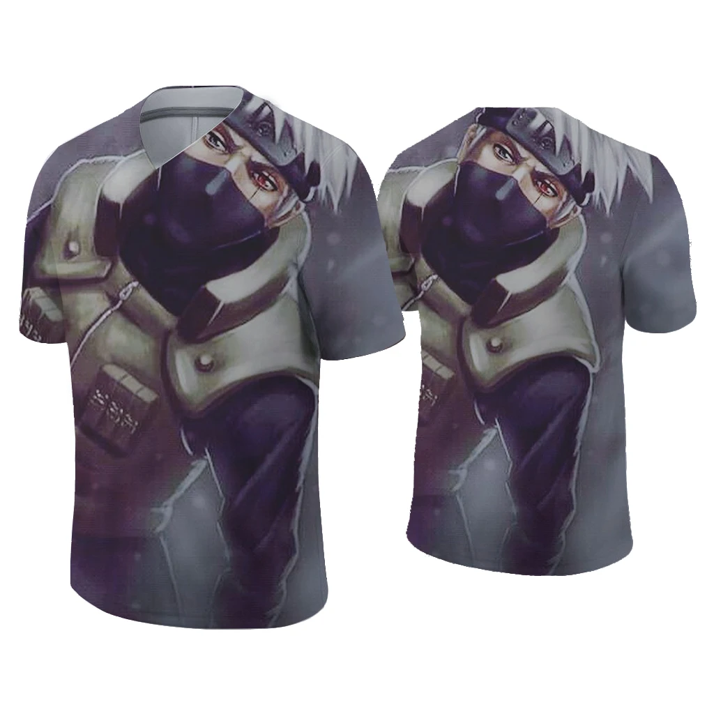 New men's and women's T-shirts tops T-shirts T-shirts round neck slim Kakashi anime comics T-shirt clothes
New men's and women's T-shirts tops T-shirts T-shirts round neck slim Kakashi anime comics T-shirt clothes
