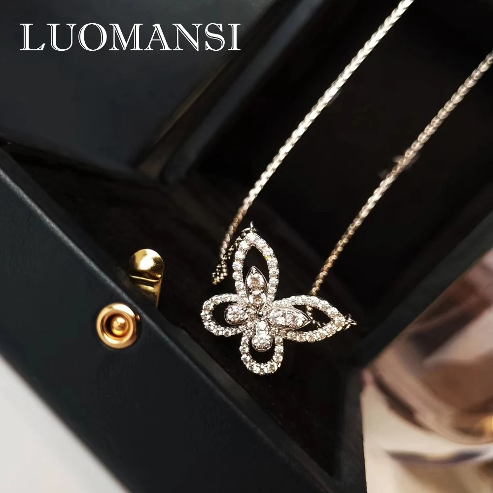 Luomansi, ожерелье с подвеской-бабочкой с супер вспышкой, ювелирные изделия из стерлингового серебра 100% пробы, оптовая продажа
Luomansi, ожерелье с подвеской-бабочкой с супер вспышкой, ювелирные изделия из стерлингового серебра 100% пробы, оптовая продажа