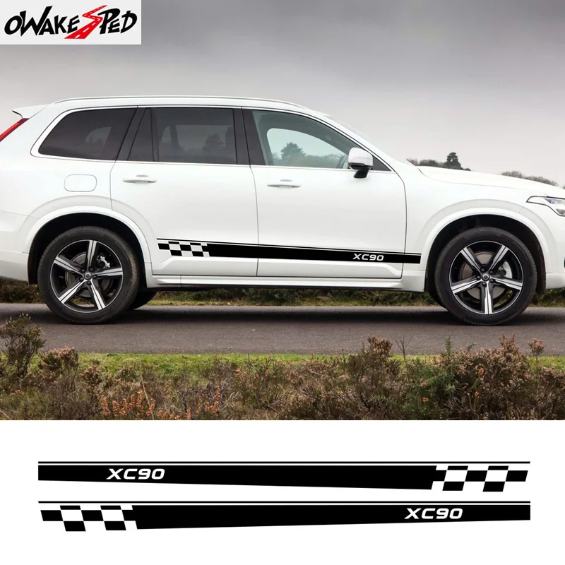 2pcs Car Side Stripe Stickers Personalized Auto Sport Styling Decals Decoration For Volvo XC40 XC60 XC90 Tuning Car Accessories
2pcs Car Side Stripe Stickers Personalized Auto Sport Styling Decals Decoration For Volvo XC40 XC60 XC90 Tuning Car Accessories