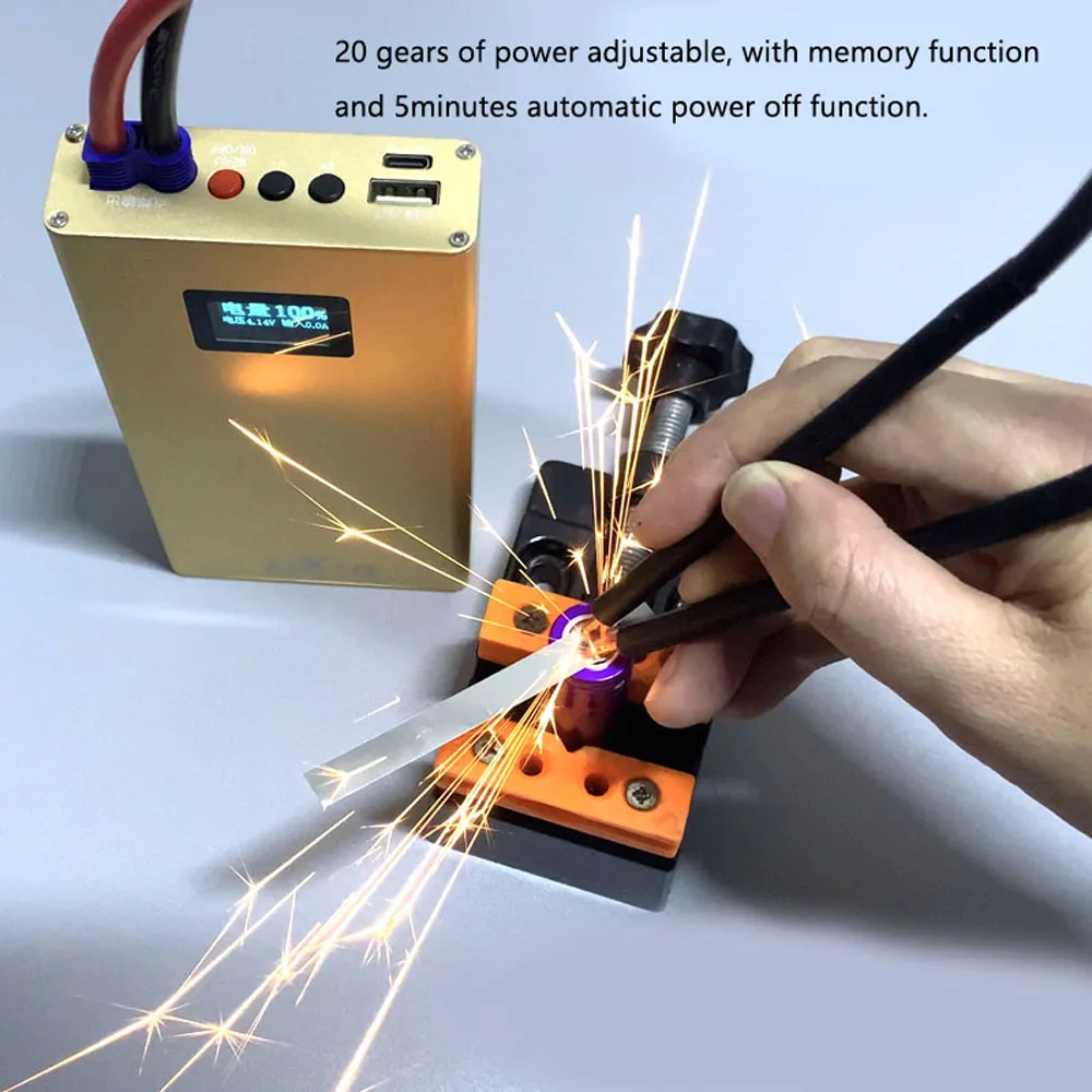 18650 Battery Spot-welding Machine OLED Display 20 Gears of Power Adjustment and 20 Gears of Delay with Charge-pal Function
18650 Battery Spot-welding Machine OLED Display 20 Gears of Power Adjustment and 20 Gears of Delay with Charge-pal Function