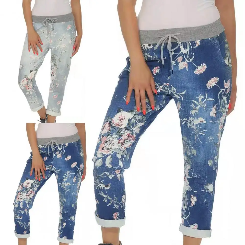 Tights Cool Elastic Waist Lace-up Casual Pants Skin-friendly Casual Pants Elastic Waist for Shopping
Tights Cool Elastic Waist Lace-up Casual Pants Skin-friendly Casual Pants Elastic Waist for Shopping