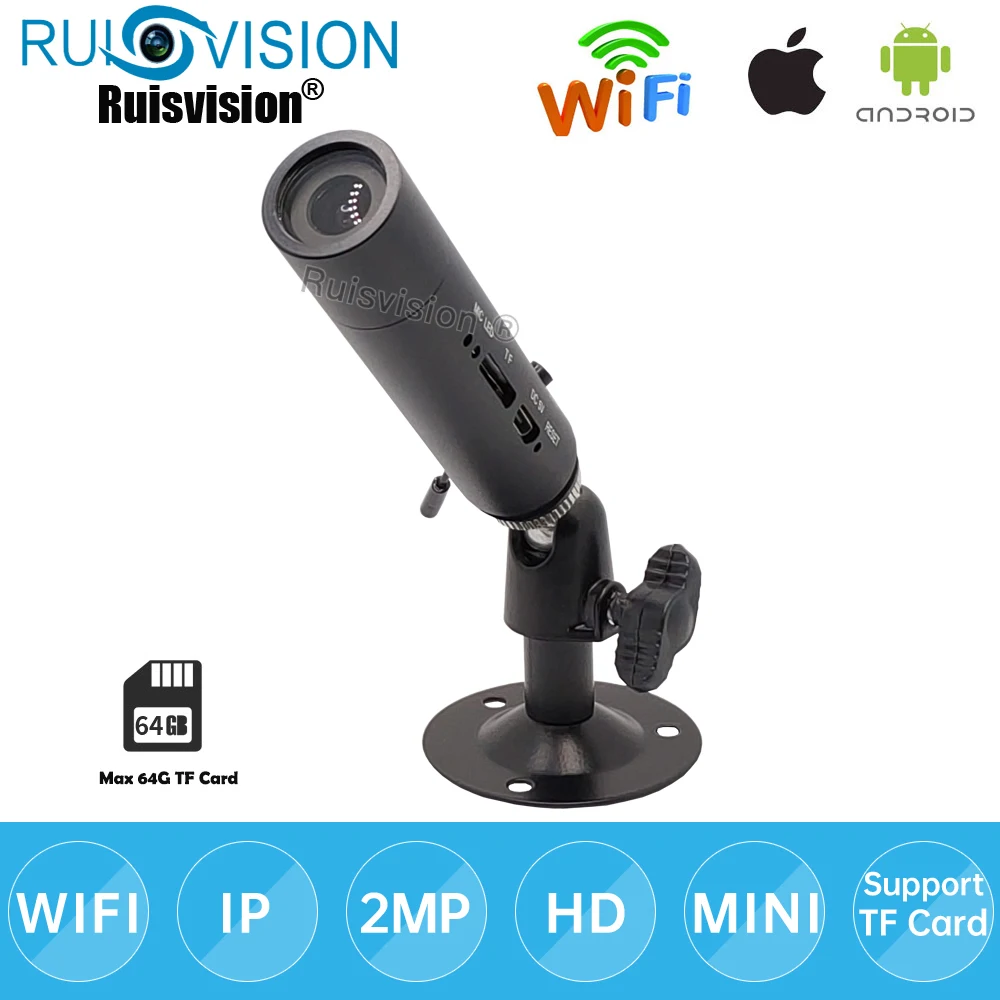 ONVIF HD MINI 1080P WIFI IP камера 2MP Беспроводная маленькая Домашняя безопасность удаленный