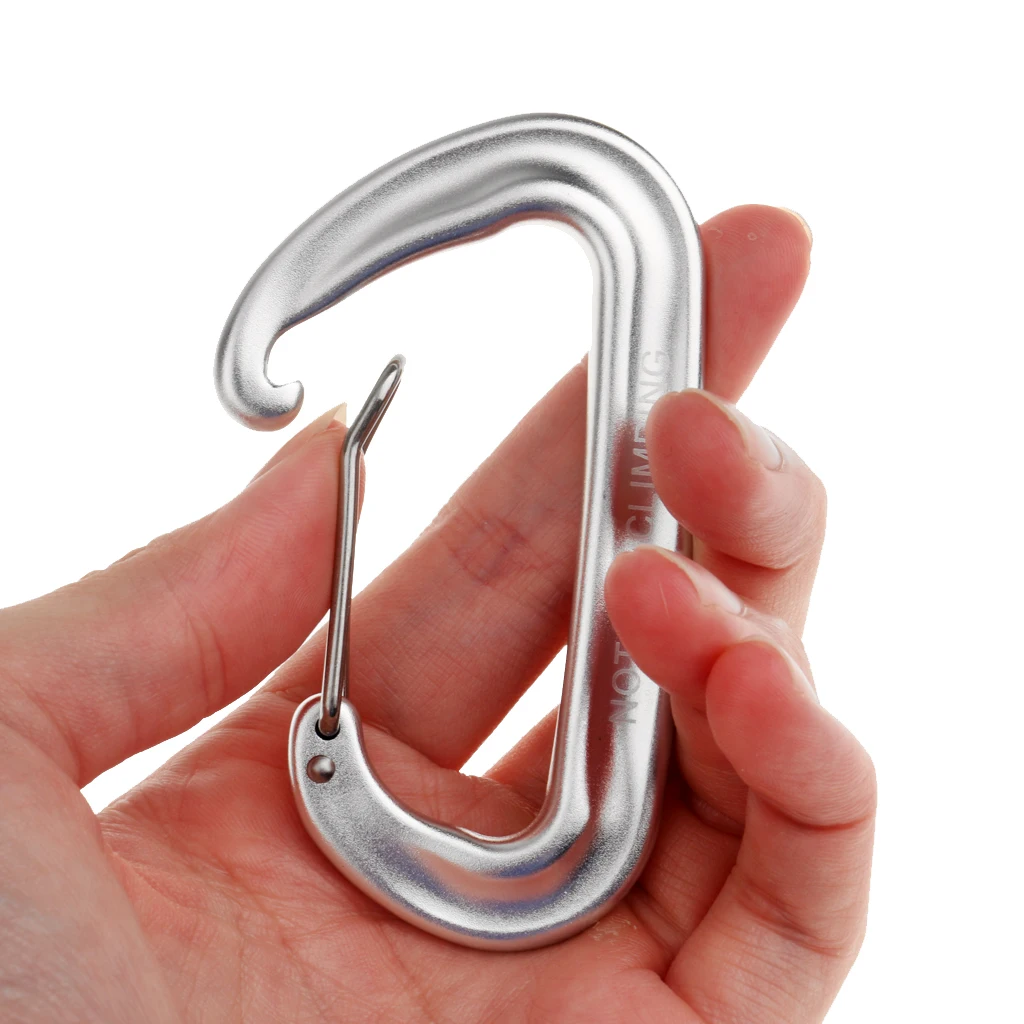 MagiDeal 1Pc Carabiner D-Shaped Rope Hook Screw Lock Keyring Aluminum Alloy Camping Kits Outdoor Sports Rope Buckle12KN Silver
MagiDeal 1Pc Carabiner D-Shaped Rope Hook Screw Lock Keyring Aluminum Alloy Camping Kits Outdoor Sports Rope Buckle12KN Silver