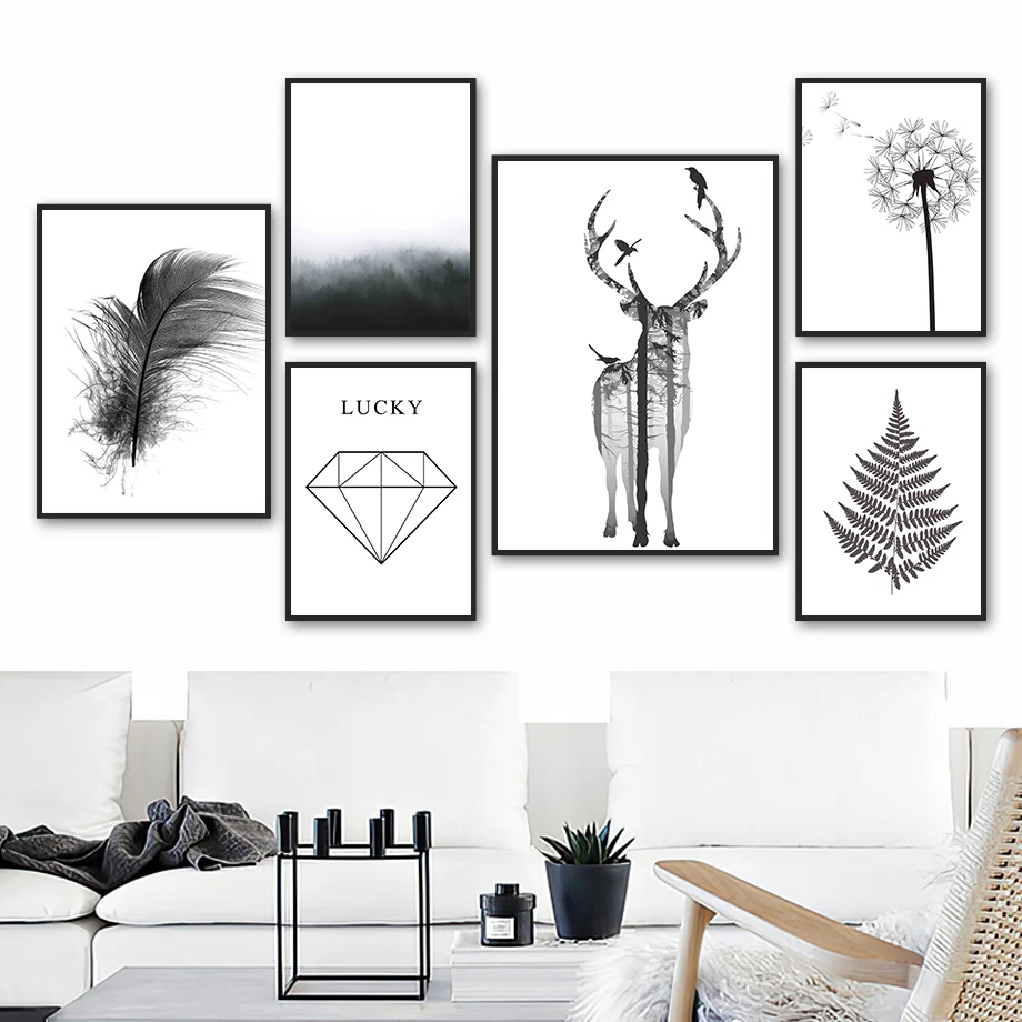 Deer Feather Dandelion Forest Leaf Bird Wall Art Canvas Painting Nordic Posters And Prints Wall Pictures For Living Room Decor
Deer Feather Dandelion Forest Leaf Bird Wall Art Canvas Painting Nordic Posters And Prints Wall Pictures For Living Room Decor