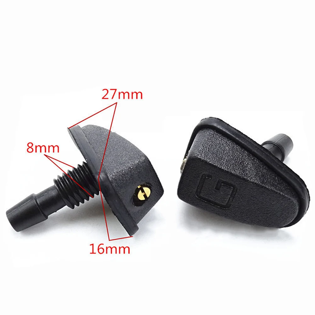 1pair 8mm Common Size Car Universal Front Windshield Windscreen Washer Nozzle Spray Replacement, Car Cleaning Accessories
1pair 8mm Common Size Car Universal Front Windshield Windscreen Washer Nozzle Spray Replacement, Car Cleaning Accessories